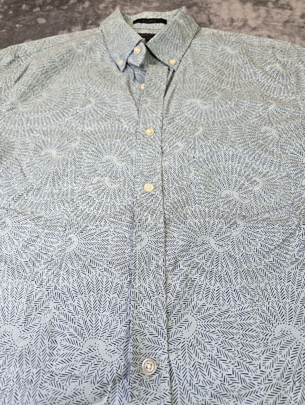 Banana Republic Tech Stretch Cotton Button Up Shirt Size Medium